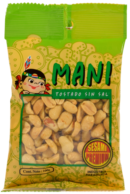 Maní tostado sin sal
